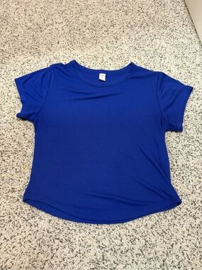Everyday Crewneck Short Sleeve Tee in Cobalt Blue